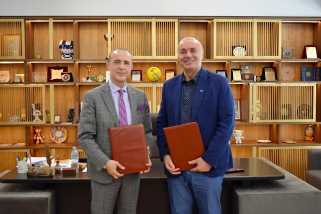 Presidenti i KOKSH dhe Presidenti i FSHB firmosin Memorandumin e Bashkëpunimit për projektin “Ekipet Sportive 2022”